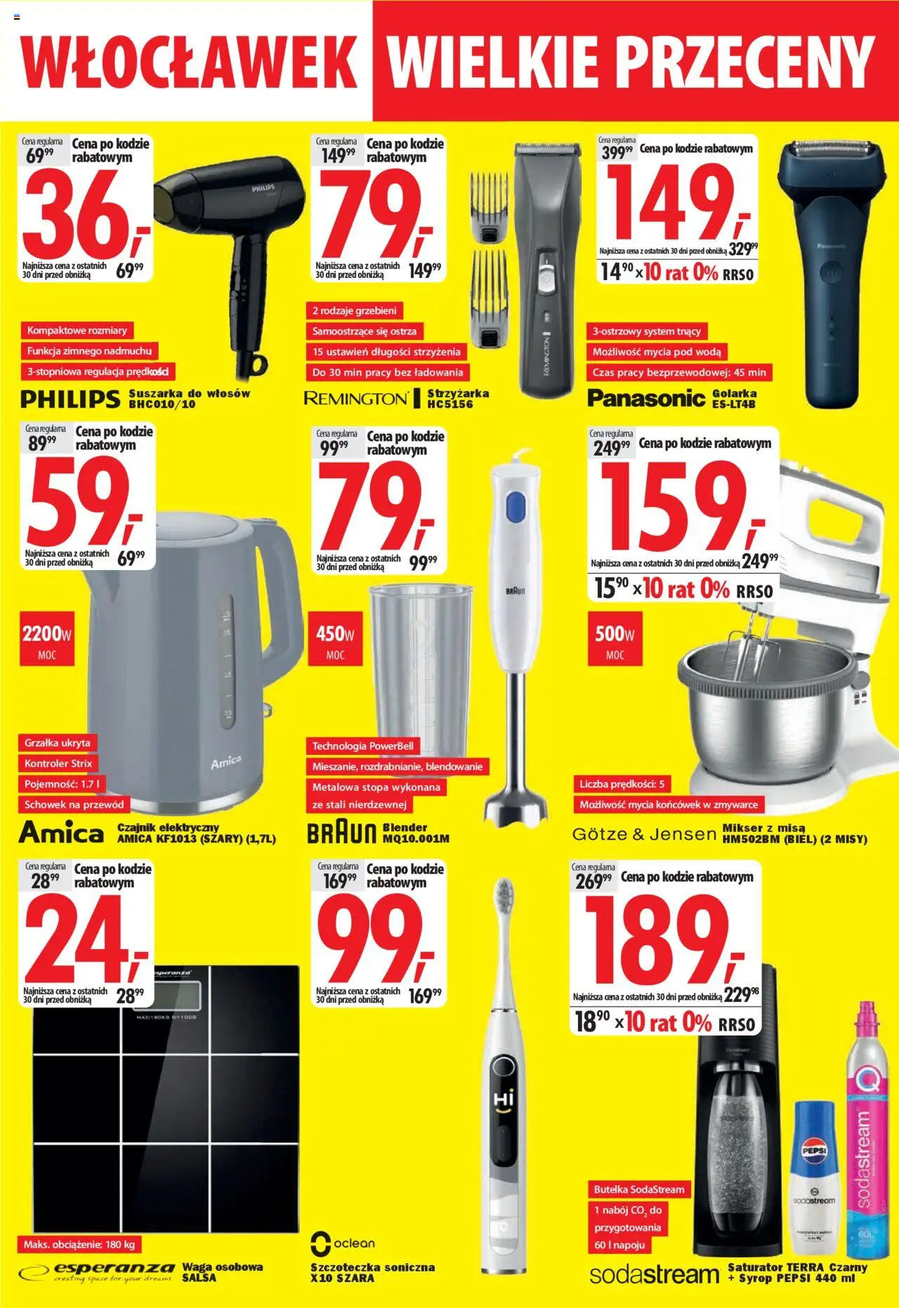 Mediaexpert Gazetka - Wielkie przeceny Włocławek od 21.08.2025 | Strona: 6 | Produkty: Syrop, Szczoteczka soniczna, Pepsi, Blender