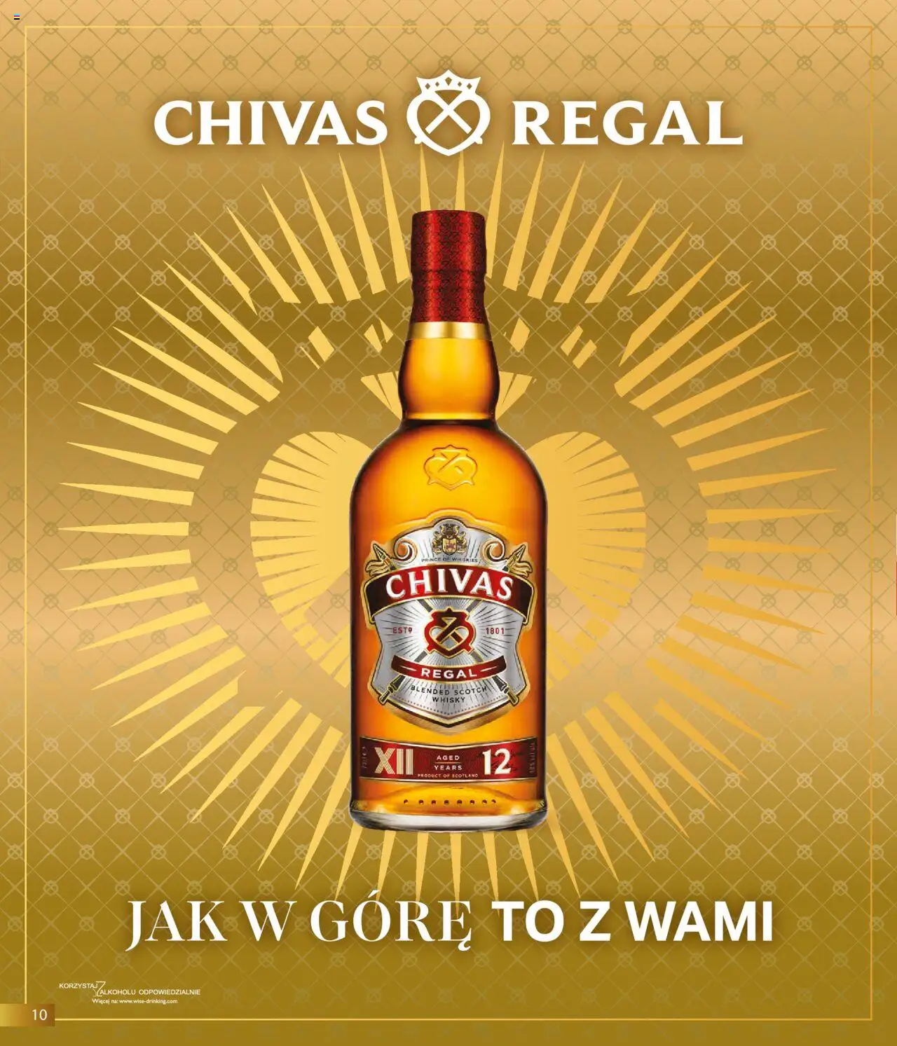 Eurocash Gazetka - Horeca od 01.09.2025 | Strona: 10 | Produkty: Chivas Regal, Regał, Whisky