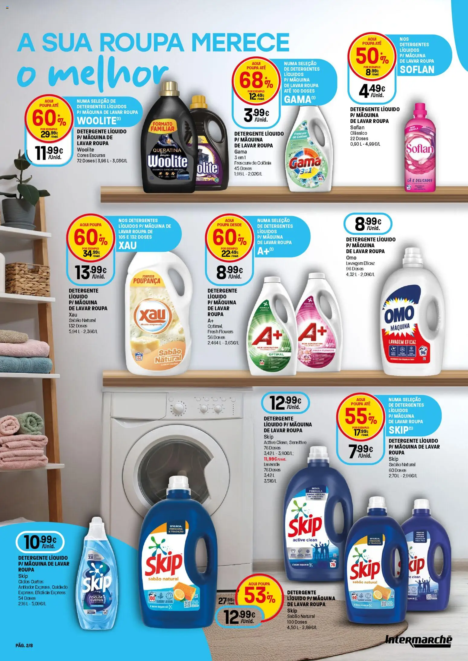 Intermarché Folheto Contact │ válido de 05.03.2026 | Página: 2 | Produtos: Máquina de lavar, Sabão, Detergente