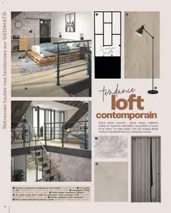Gedimat - Prévisualisation de Gedimat catalogue valide à partir de 01.04.2026 | Page: 6 | Produits: Lampadaire, Verrière, Porte, Papier peint