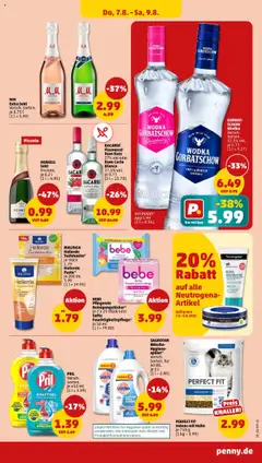 Penny - Nordrhein-Westfalen - gültig ab dem 04.08.2025 | Seite: 39 | Produkte: Bacardi, Sekt, Reinigungstücher, Wodka