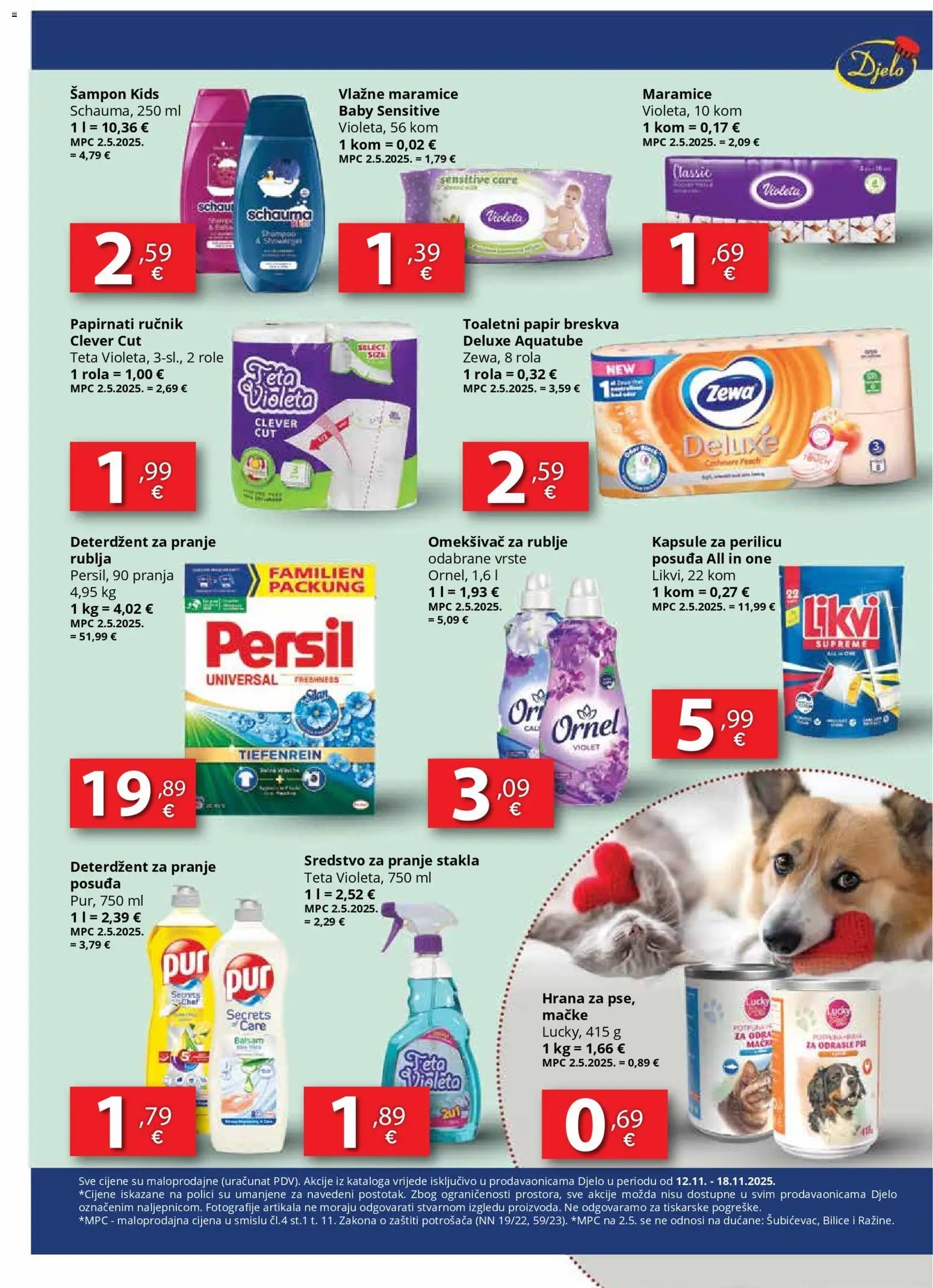 Djelo katalog | vrijedi od 12.11.2025 | Stranica: 8 | Proizvodi: Šampon, Ručnik, Zewa, Persil