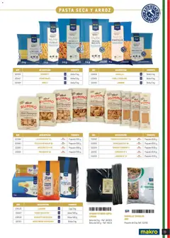 Vista previa Makro Restaurantes italianos Canarias válido desde el 27.03.2026 | Página: 19 | Productos: Arroz, Pasta, Caja, Δαχτυλίδι φωτός