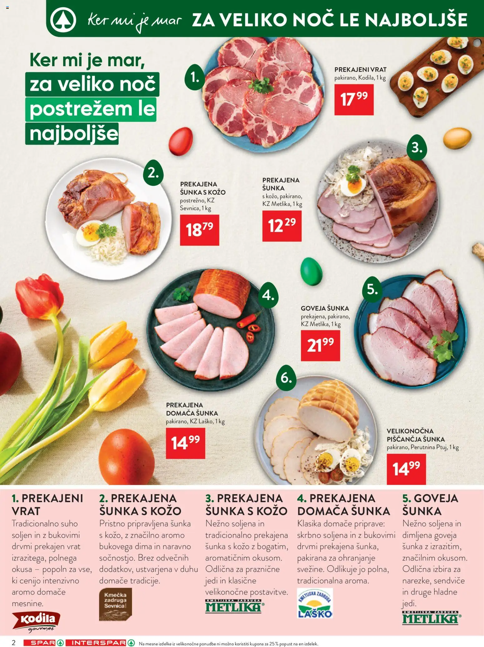 Novi Spar katalog ponudbe – veljaven od 25.03.2026 | Stran: 4 | Izdelki: Sunka