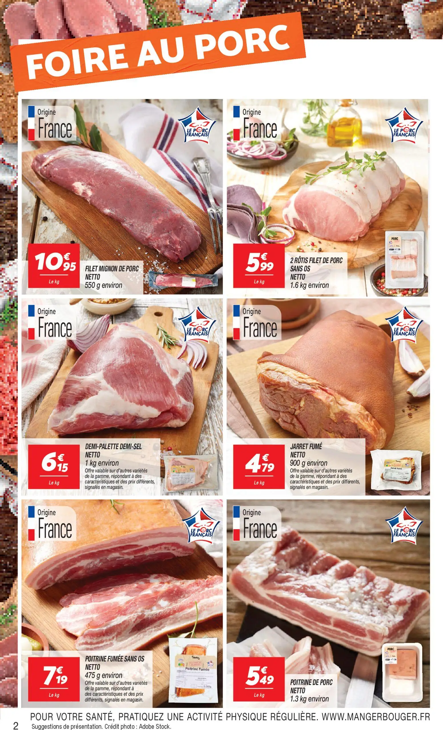 {H1} | Page: 2 | Produits: Filet mignon, Porc, Foire au porc, Porc filet mignon