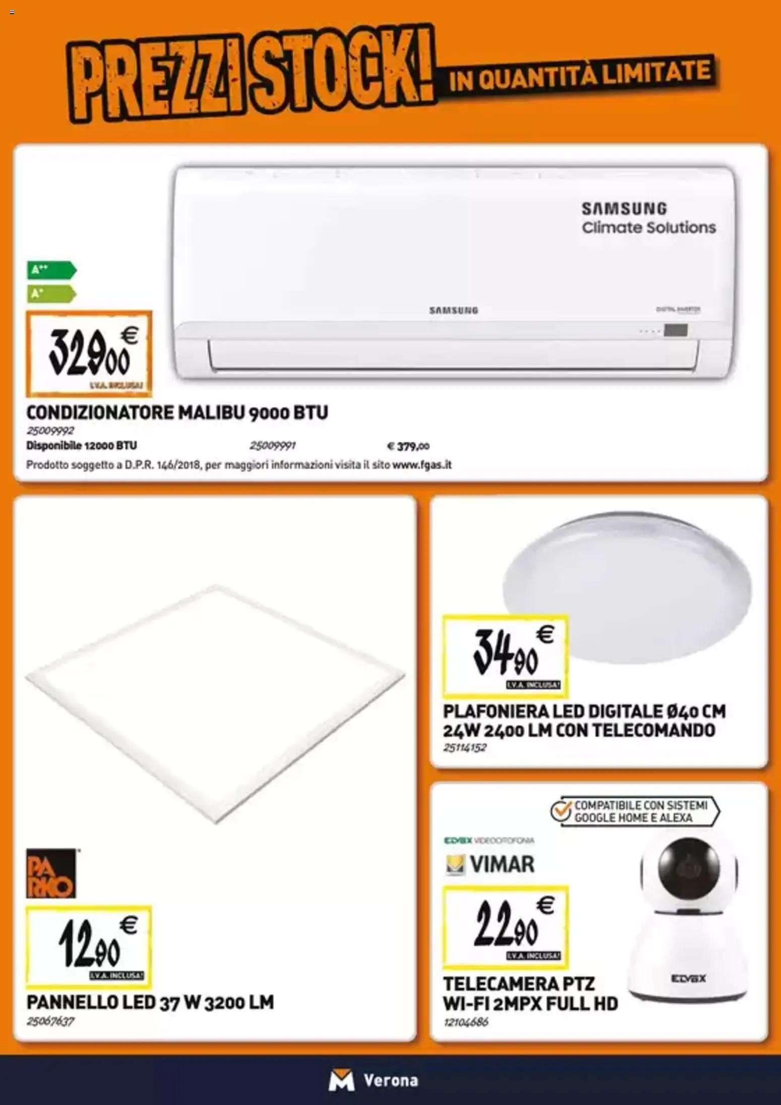 Volantino TECNOMAT del 27.11.2025 | Pagina: 16 | Prodotti: Telecomando, Condizionatore, Samsung