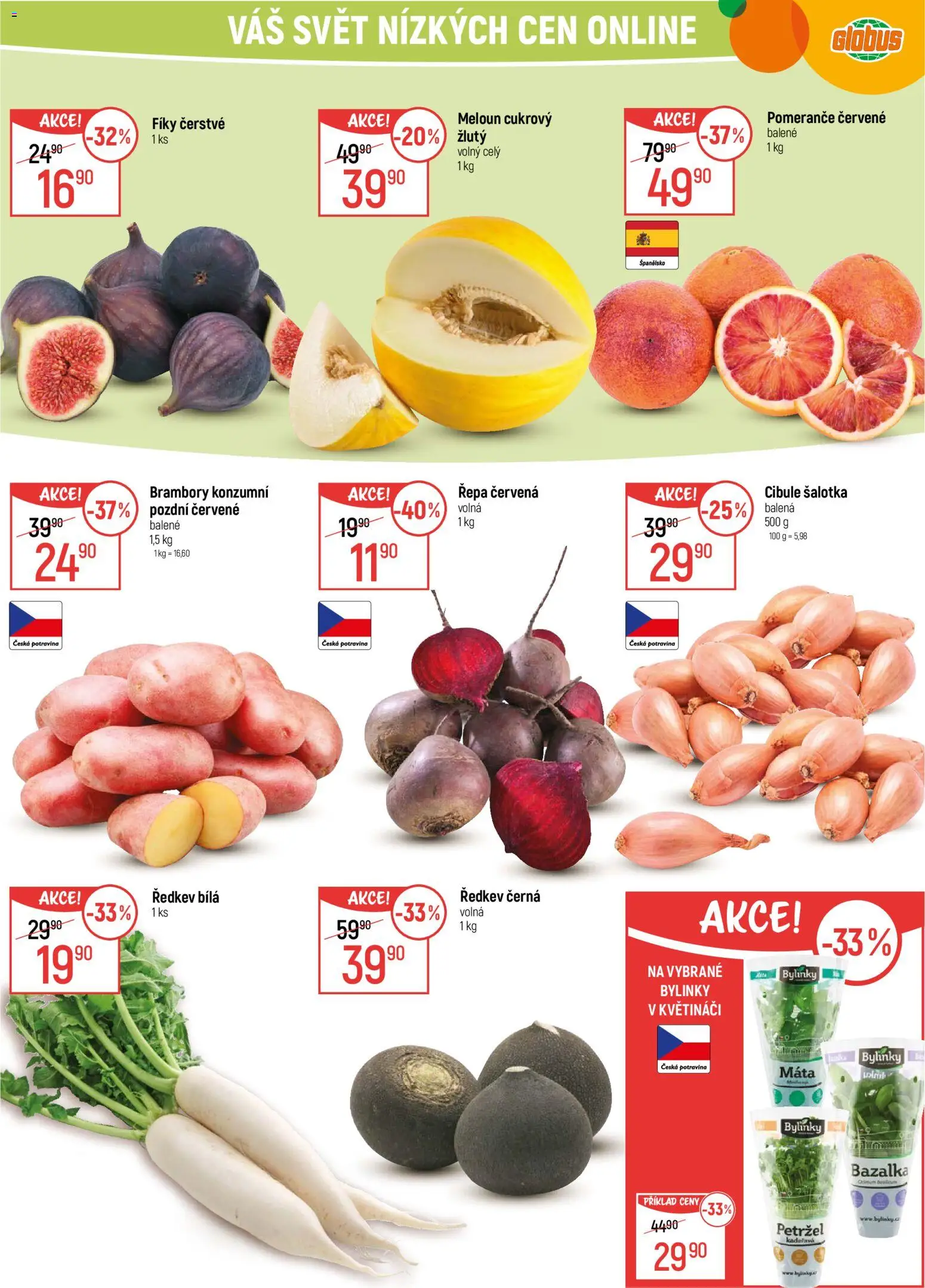 Globus leták - Praha-Štěrboholy od 21.01.2026 | Strana: 16 | Produkty: Šalotka, Meloun, Pomeranče, Cibule