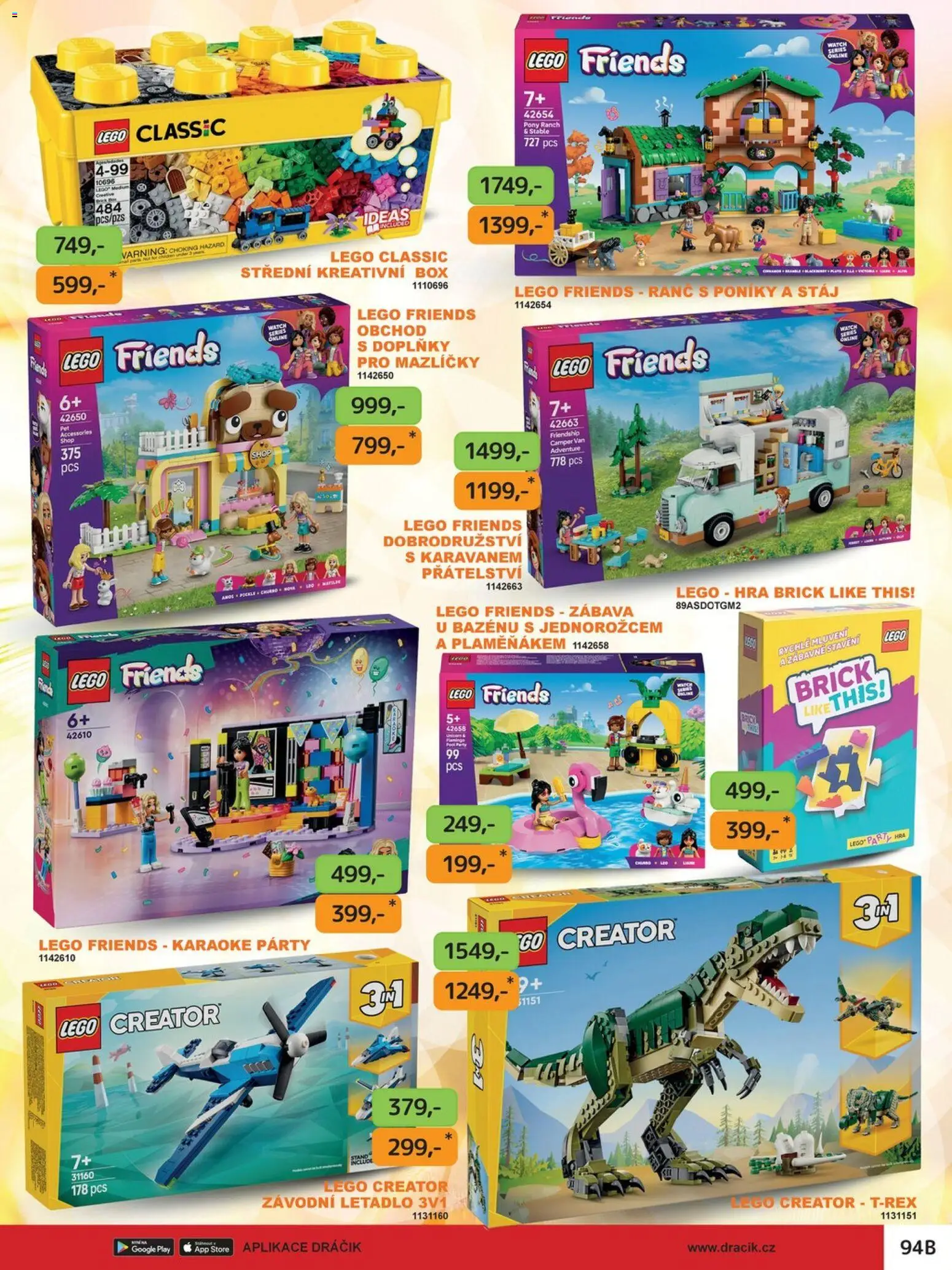 Dráčik leták od 03.10.2025 | Strana: 105 | Produkty: Box, LEGO, Hra, Lego Friends