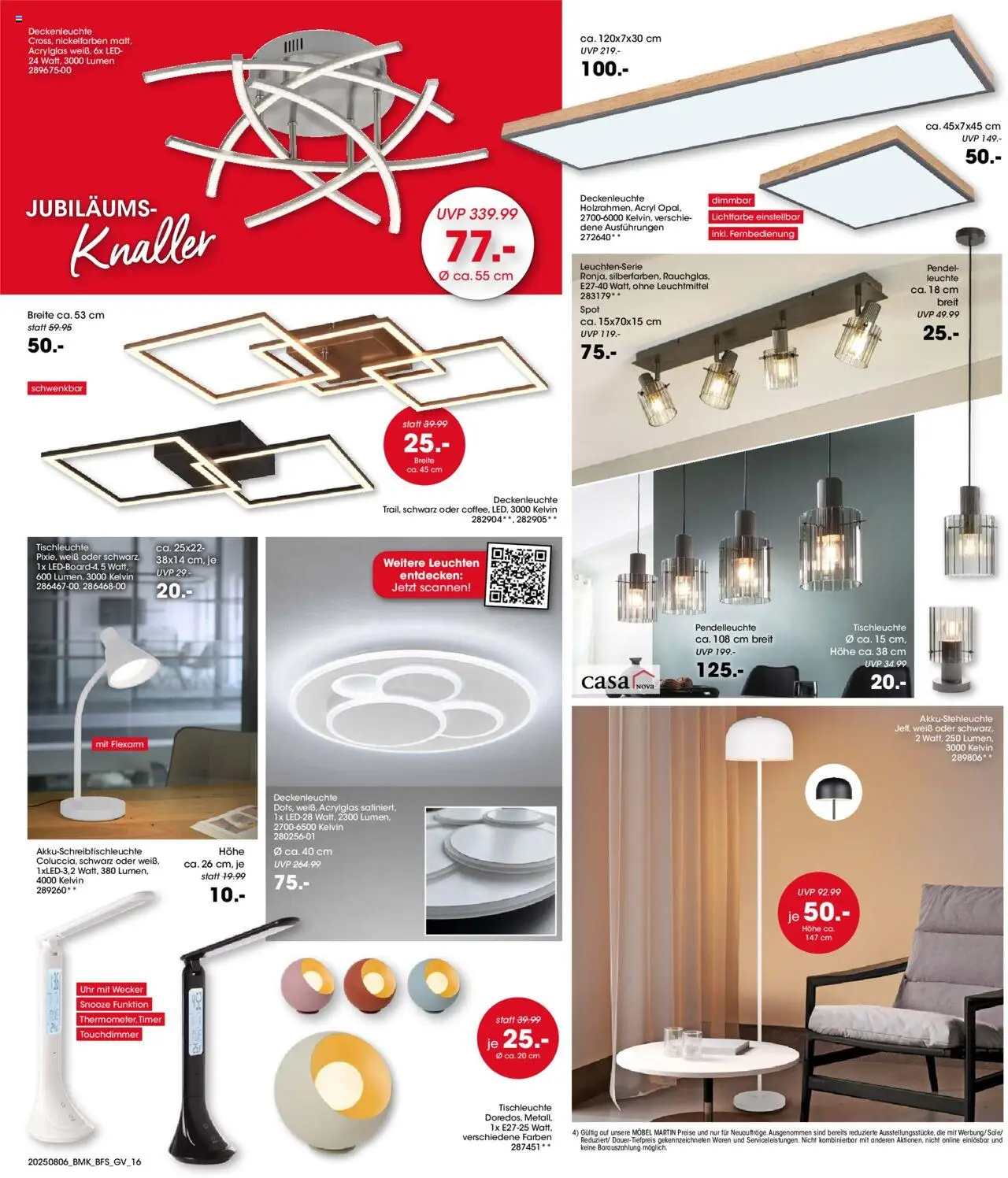 Möbel Martin Prospekt 	 - gültig ab dem 06.08.2025 | Seite: 16 | Produkte: Uhr, Wecker