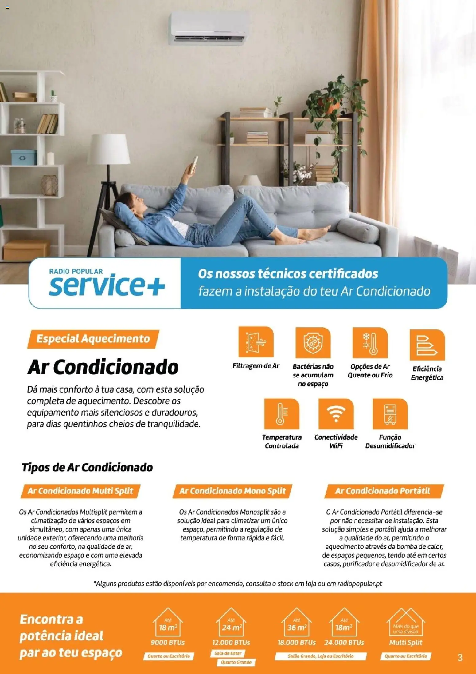 Radio Popular - Folheto Especial Aquecimento │ válido de 19.12.2025 | Página: 3 | Produtos: Rádio, Ar condicionado, Desumidificador