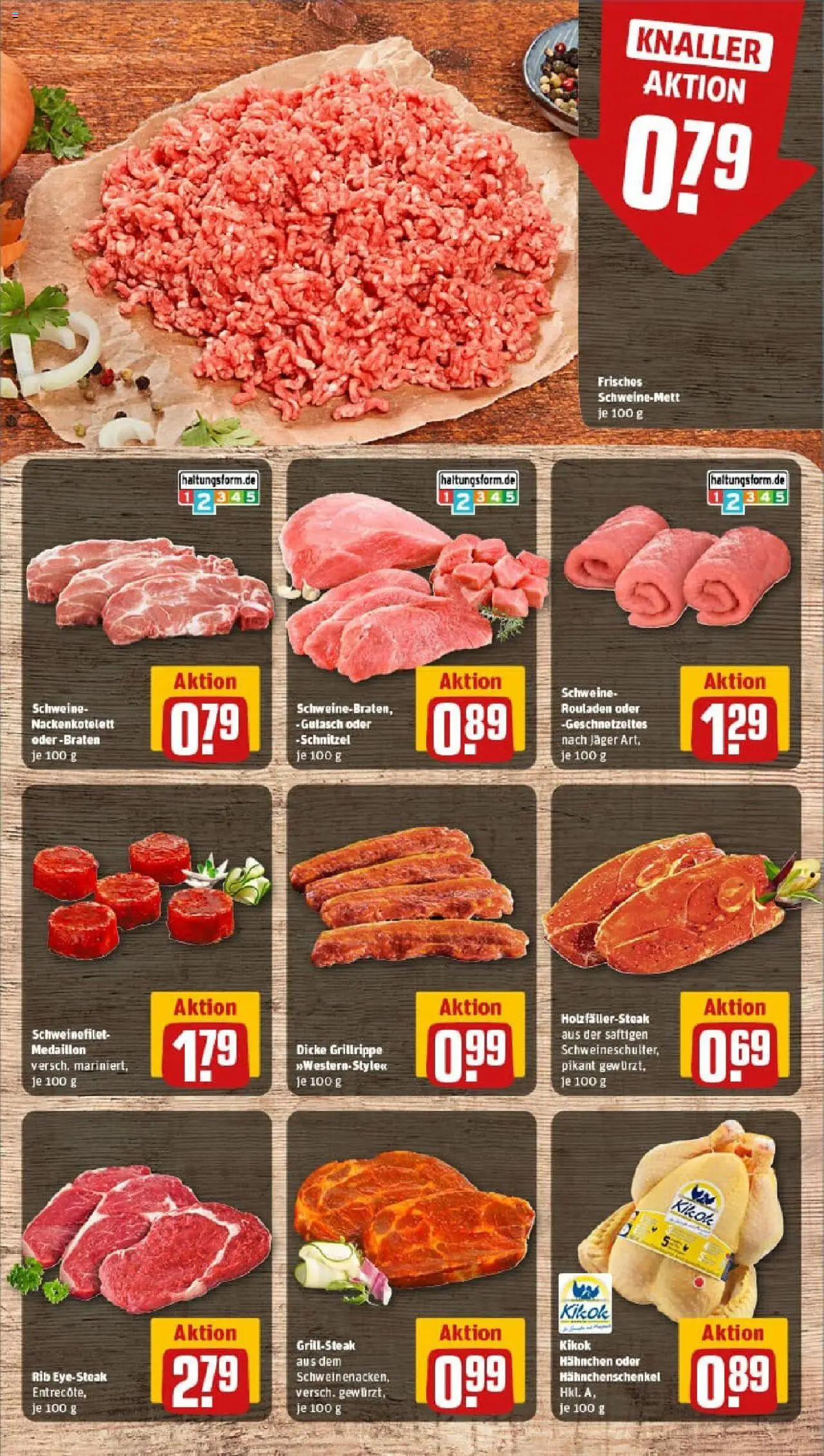 Rewe prospekt Hückelhoven / Ratheim	 - gültig ab dem 06.07.2025 | Seite: 8 | Produkte: Hahnchen, Hahnchenschenkel, Entrecote, Gulasch