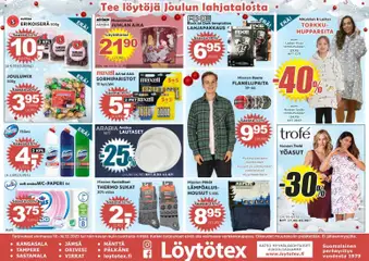 Löytötex-mainoslehti voimassa 10.12.2025 alkaen