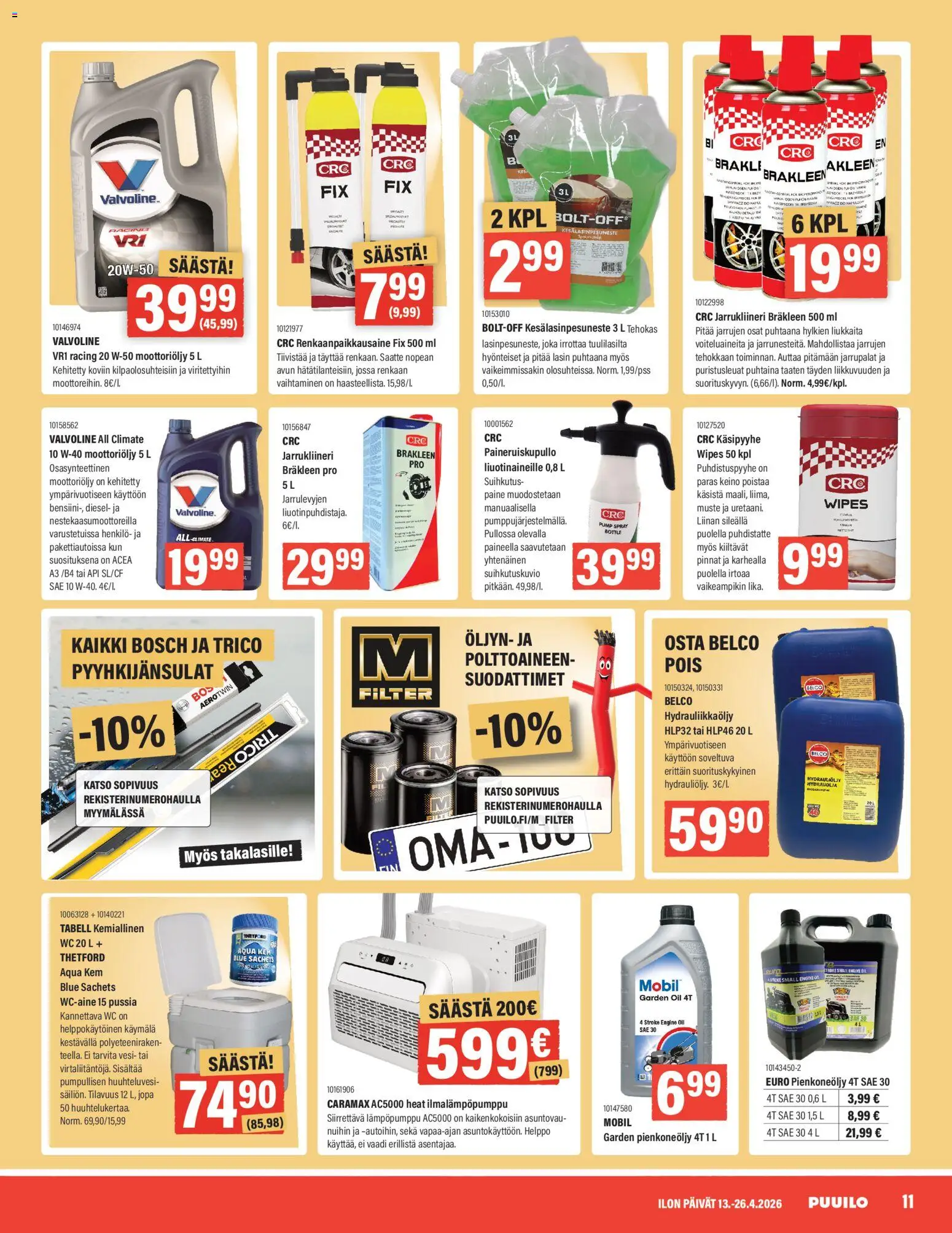 Puuilo tarjoukset – voimassa 13.04.2026 alkaen | Sivu: 11