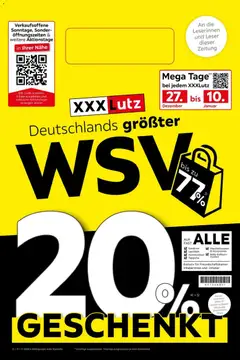 XXXL Lutz - Deutschlands größter WSV ab 27.12.2025 gültig