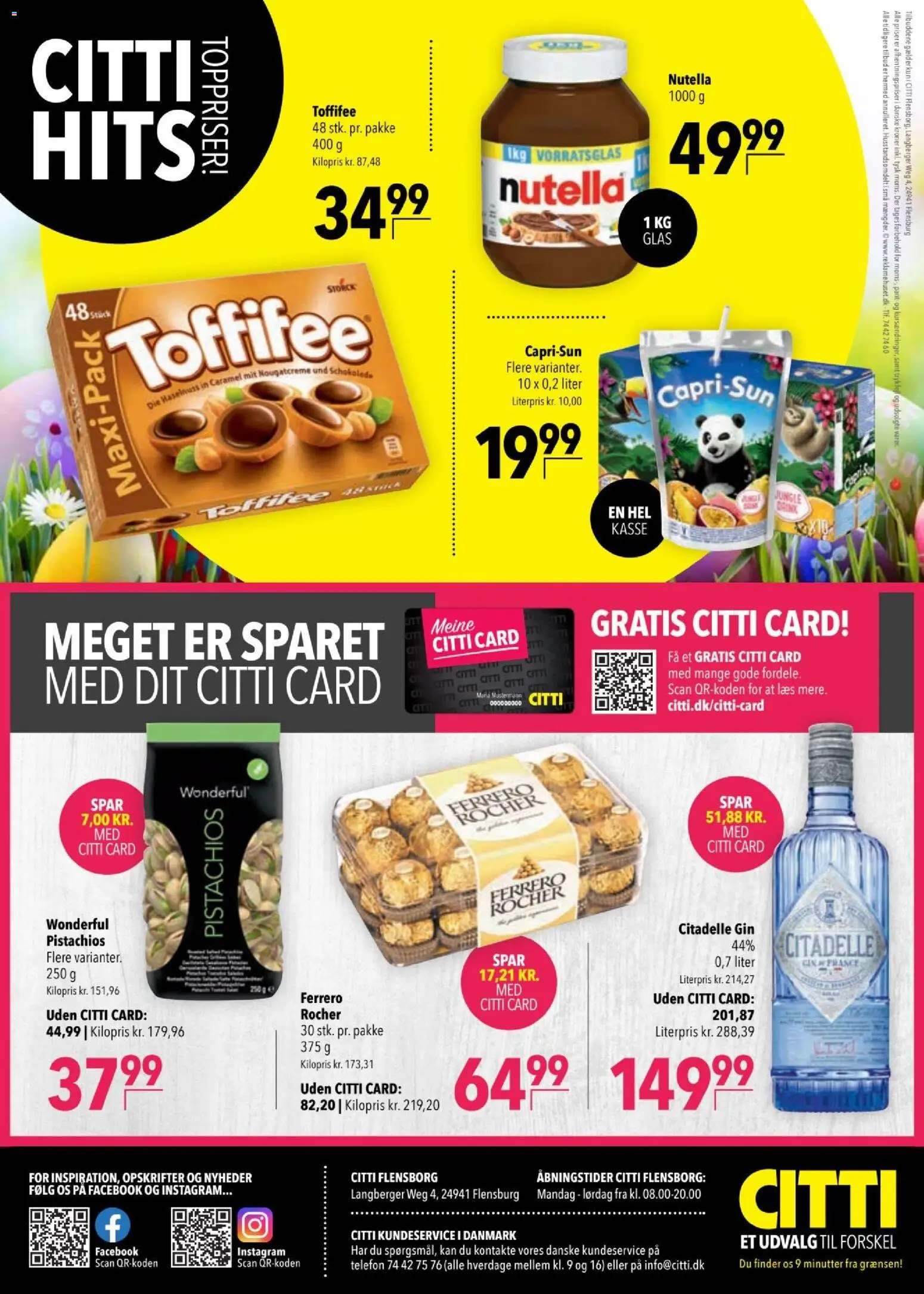 CITTI tilbudsavis – gyldig fra 25.03.2026 | Side: 28 | Produkter: Gin, Telefon, Nutella