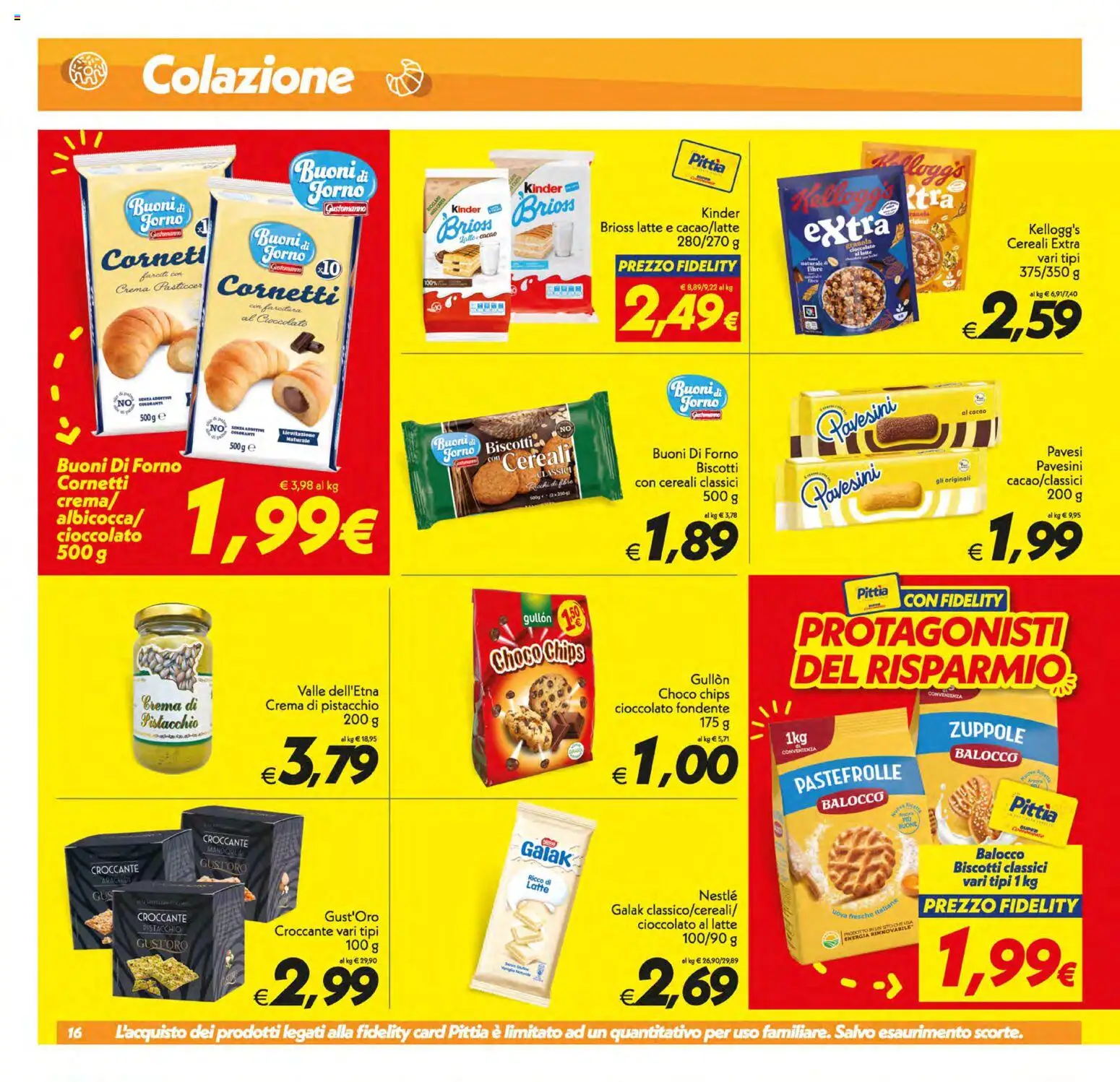 Volantino SuperConveniente del 17.03.2026 | Pagina: 16 | Prodotti: Crema, Cioccolato, Cacao, Forno