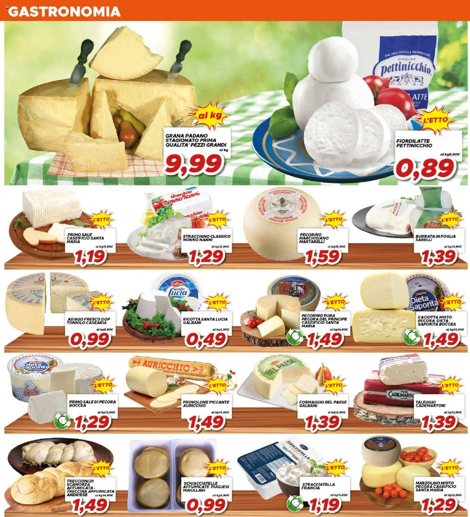 Volantino Ma Supermercati del 27.03.2026 | Pagina: 2 | Prodotti: Provolone, Sale, Formaggio, Burrata