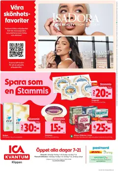 ICA Kvantum - Klippan - Förhandsvisning av reklamblad från butik ICA Kvantum aktuell från 20.10.2025 | Sida: 14 | Produkter: Linser, Pitabröd, Fanta, Papper