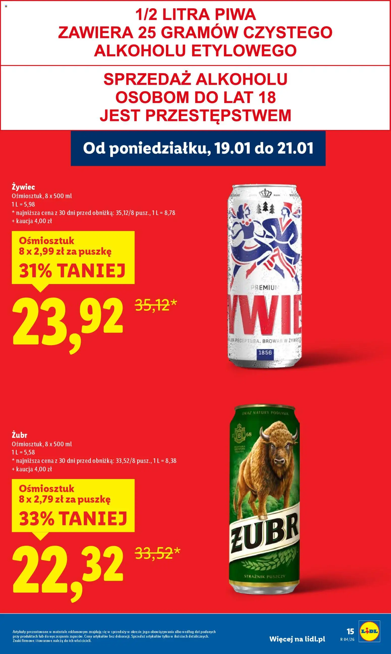 Lidl Gazetka od 19.01.2026 | Strona: 15