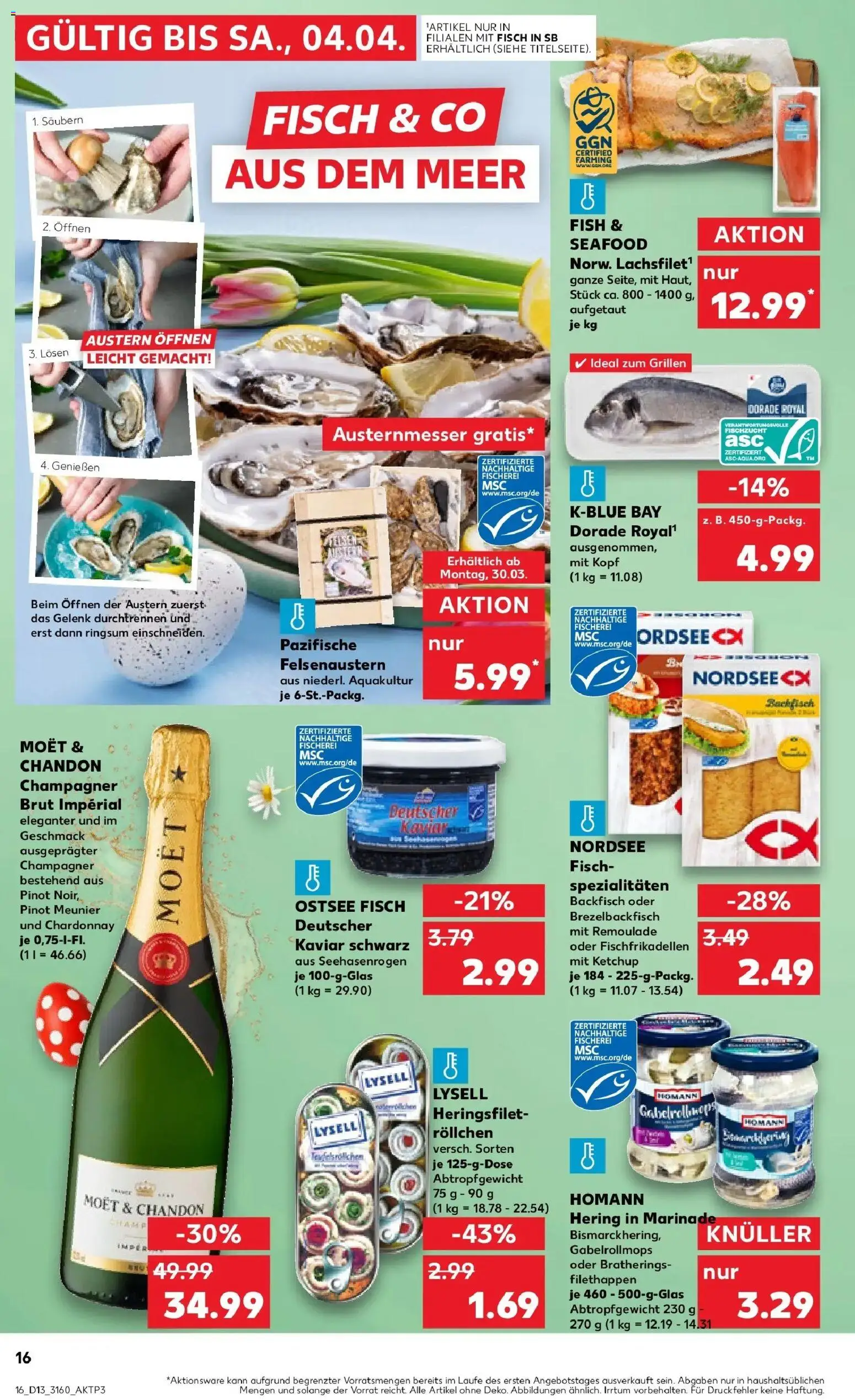 Kaufland Prospekt Löbau	 – gültig ab 26.03.2026 | Seite: 16 | Produkte: Dorade, Fisch, Ketchup