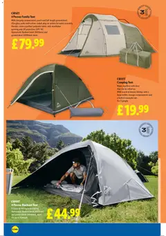 Preview of Lidl - A true taste of Italy valid from 16.04.2026 | Page: 16 | Products: Tent, Lamp, Door