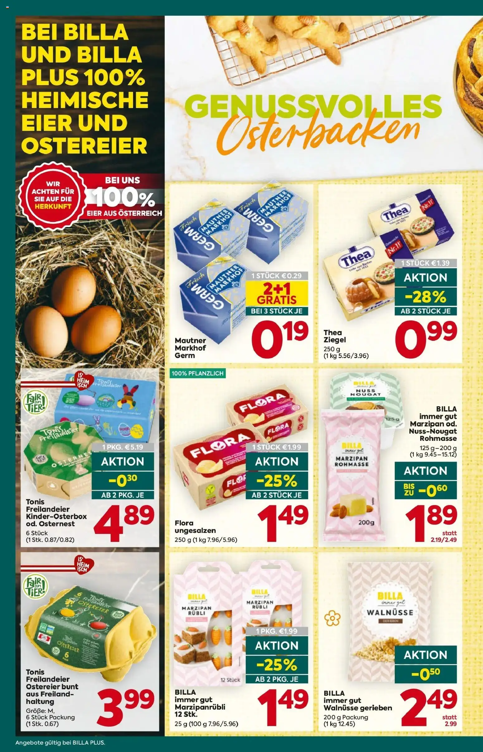 Billa Plus Flugblatt - Burgenland gültig ab 19.03.2026 | Seite: 8 | Produkte: Eier