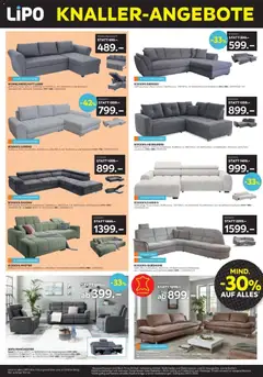Lipo - Black Friday ab 25.11.2025 gültig | Seite: 2 | Produkte: Hocker, Sofa, Sessel, Wohnlandschaft