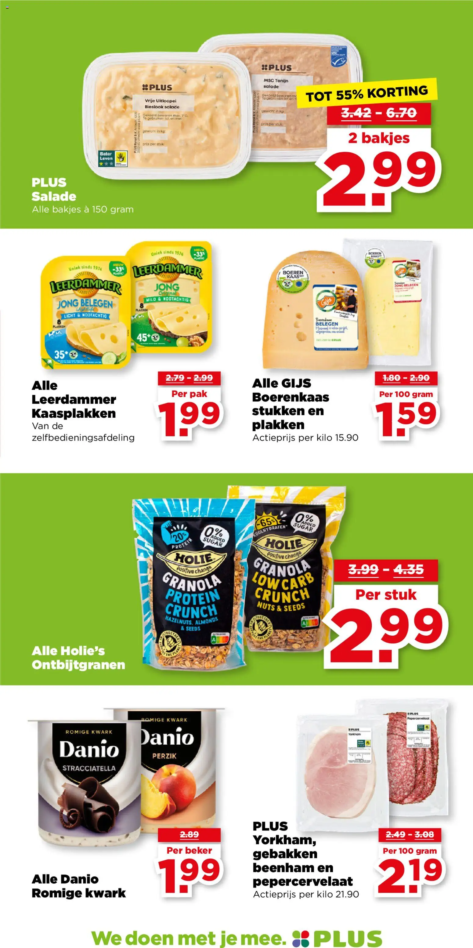 {H1} | Pagina: 18 | Producten: Beker, Kwark, Tonijn, Tortilla lap