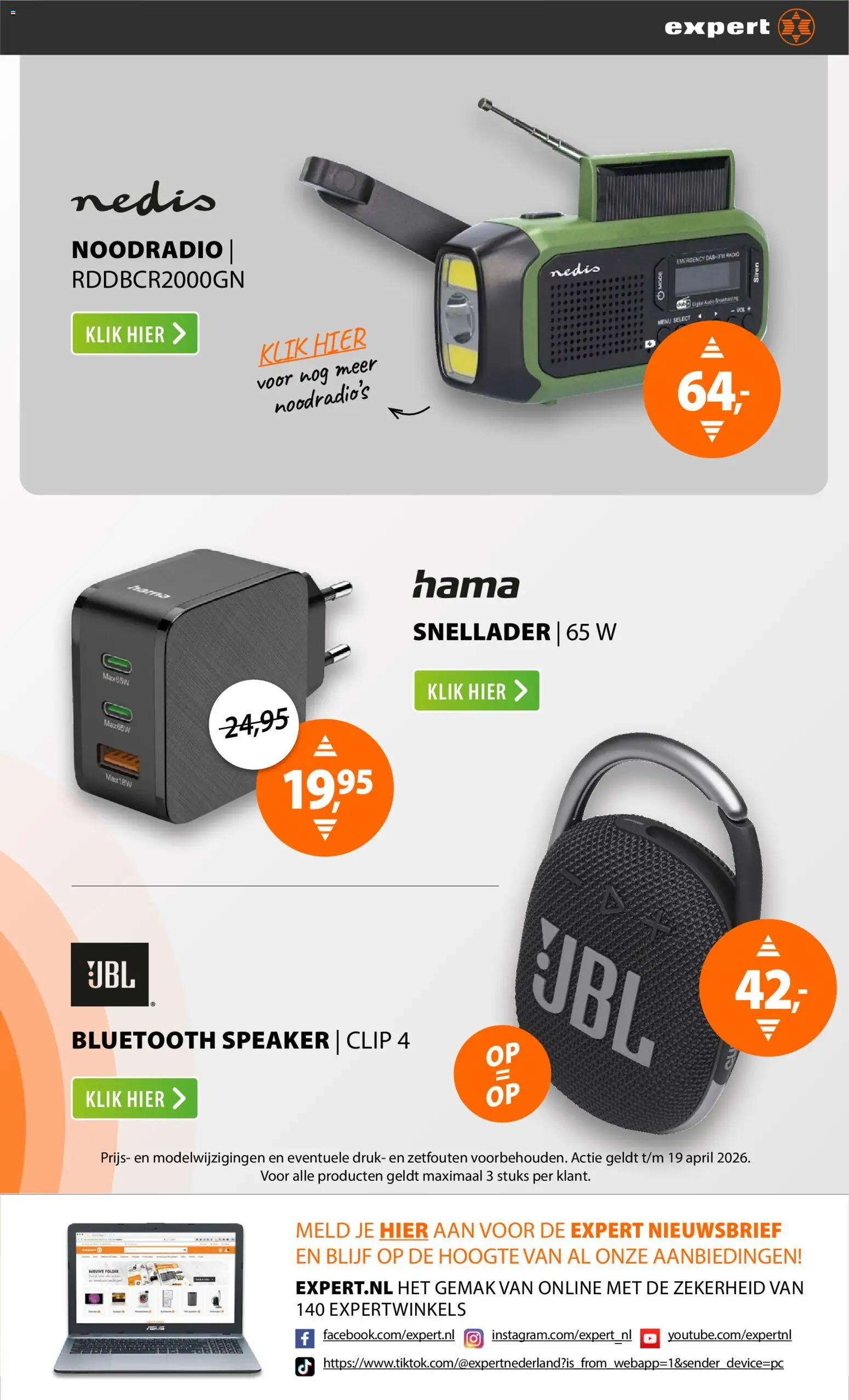 {H1} | Pagina: 19 | Producten: Radio, Speaker, Bluetooth