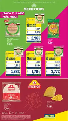 Pré-visualização Makro Monofolha Mexifoods válido de 22.10.2025