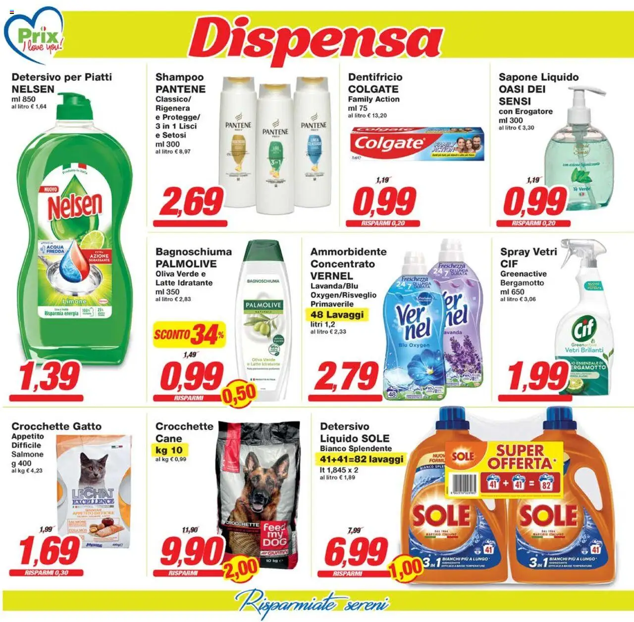 Volantino Prix del 22.08.2025 | Pagina: 14 | Prodotti: Shampoo, Bagnoschiuma, Salmone, Latte
