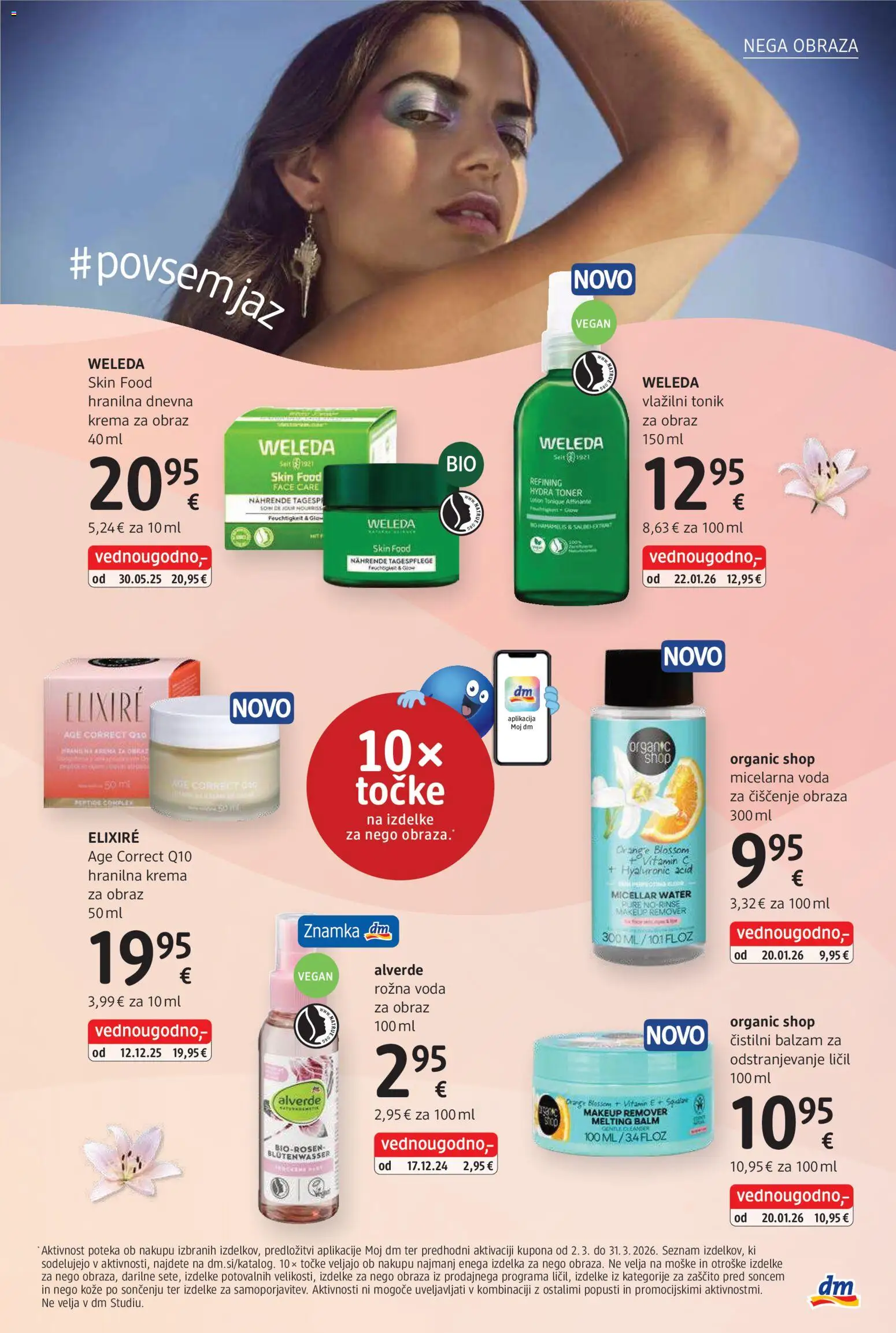 Novi DM Drogerie Markt katalog ponudbe – veljaven od 02.03.2026 | Stran: 11 | Izdelki: Toner, Tonik, Voda, Krema za obraz