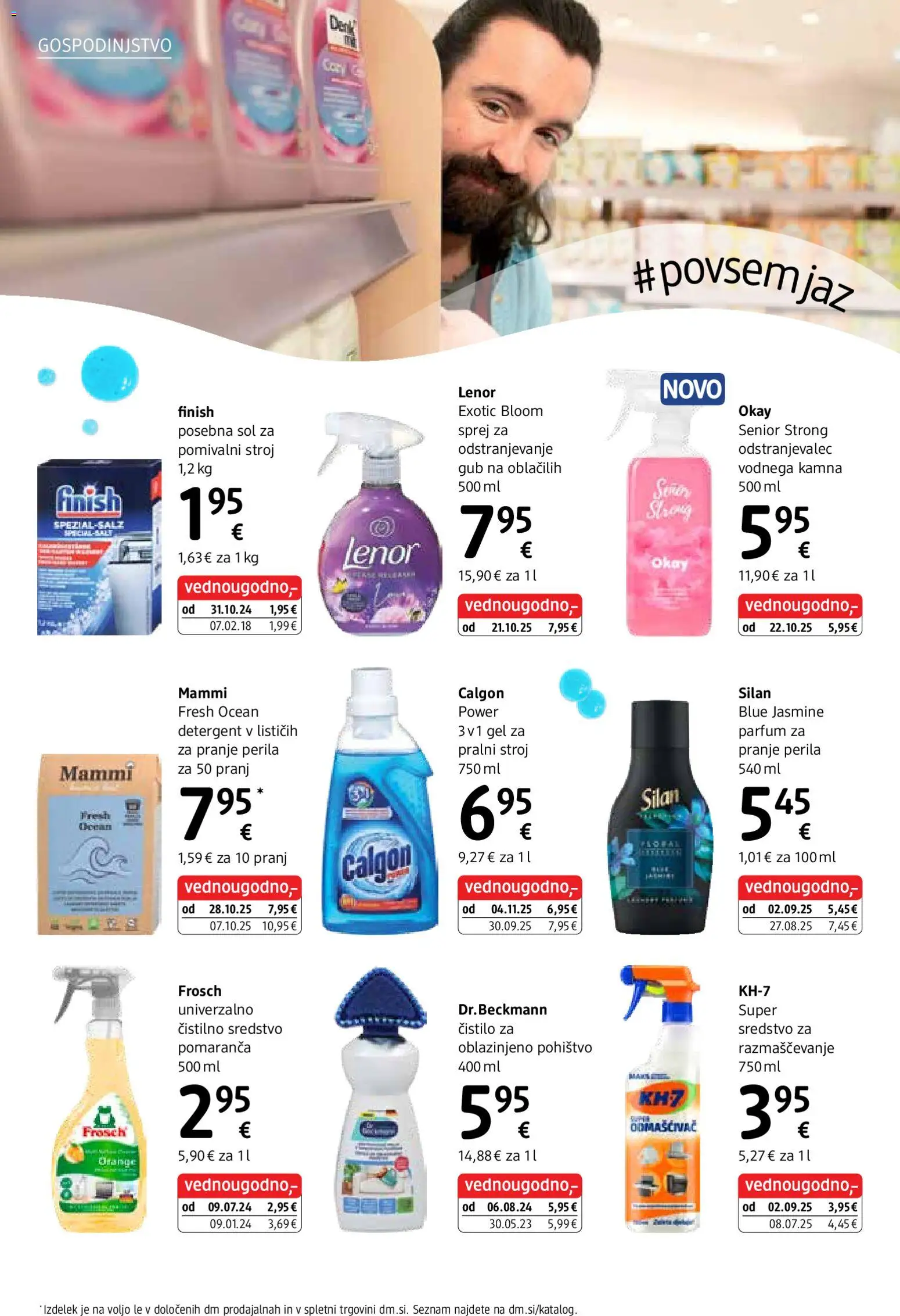 Novi DM Drogerie Markt katalog ponudbe – veljaven od 05.01.2026 | Stran: 28 | Izdelki: Pralni stroj, Pomivalni stroj, Pohištvo, Detergent