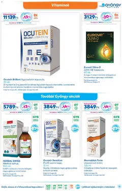 Gyöngy Patikák Akciós újság - amely érvényes a következő dátumtól: 01.02.2026 | Oldal: 15 | Termékek: Áfonya