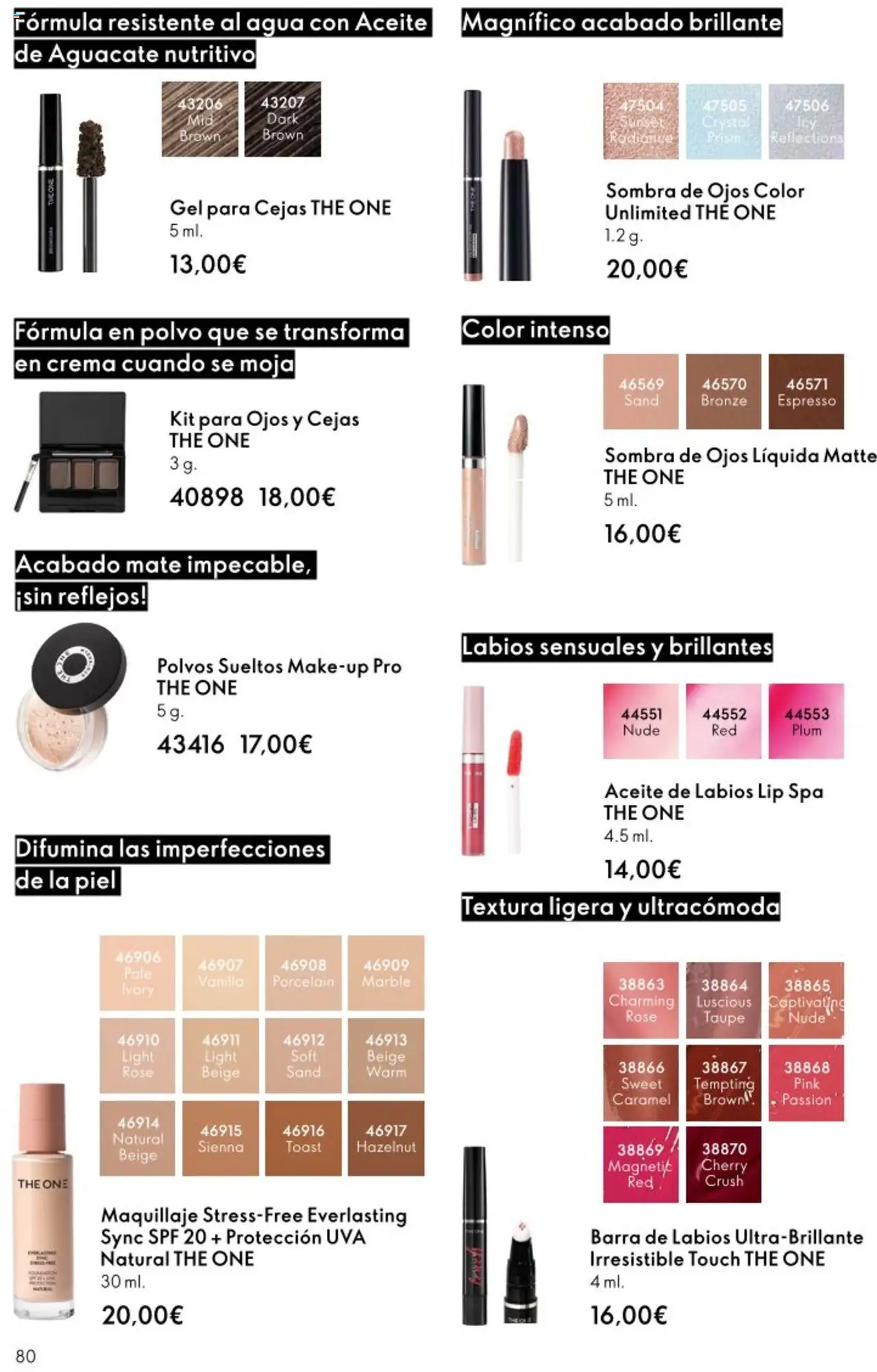 Oriflame - Catálogo Campaña 9 │ válido desde el 22.06.2025 | Página: 80 | Productos: Maquillaje, Polvo, Sombra, Crema