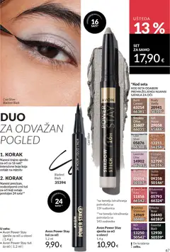Katalog Avon - Pregled kataloga iz trgovine Avon, vrijedi od 28.02.2026 | Stranica: 71 | Proizvodi: Tuš, Sjenilo za oči, Tuš za oči