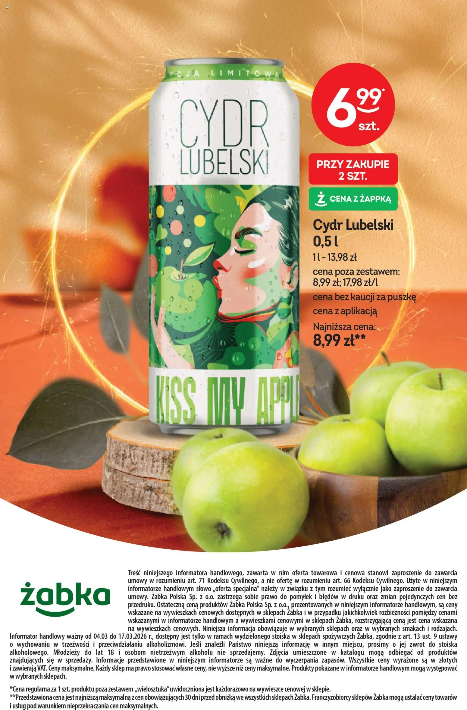 Żabka gazetka - Katalog win od 04.03.2026 | Strona: 14 | Produkty: Cydr