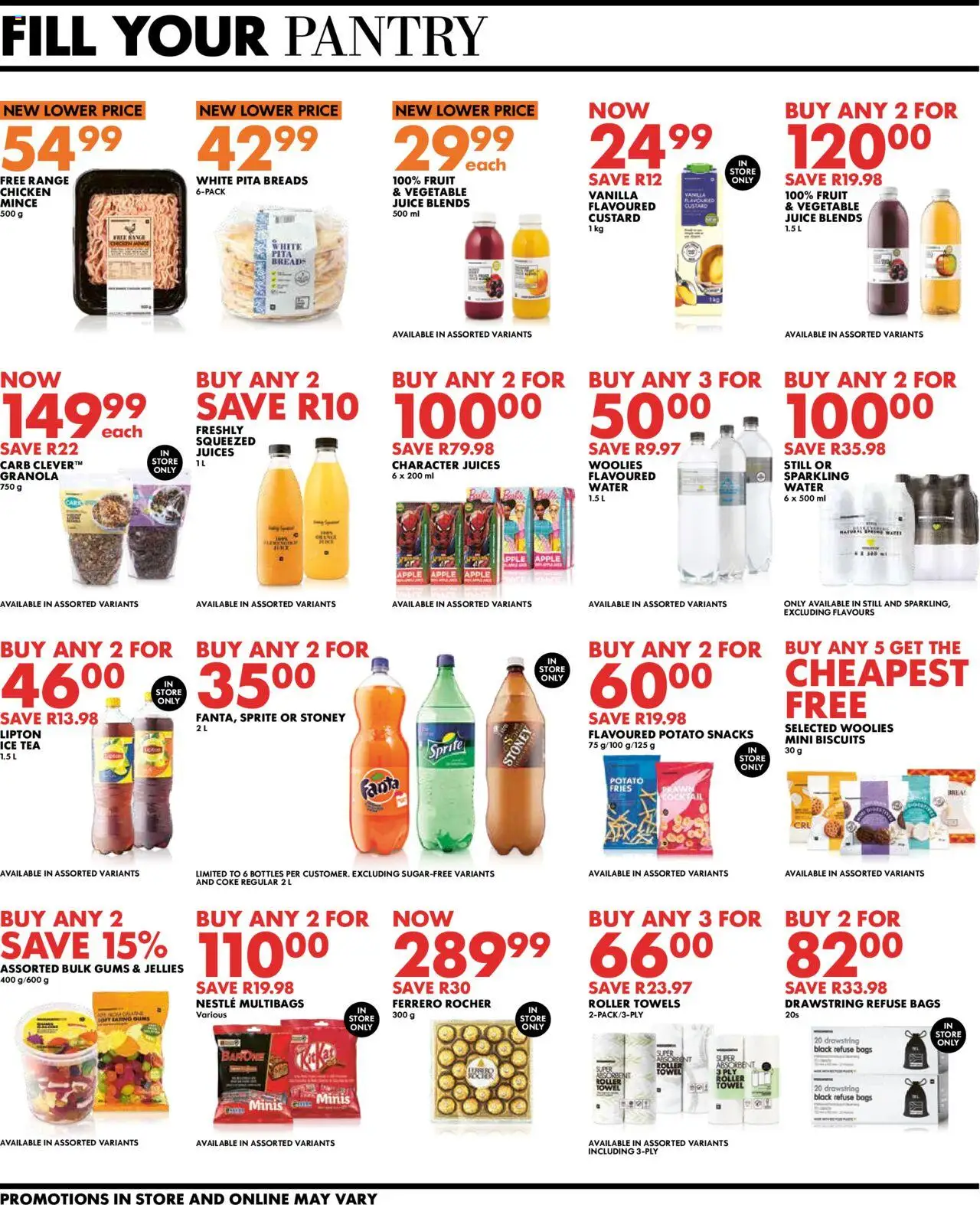 New Woolworths catalogue – valid from 20.10.2025 | Page: 8 | Products: Coke, Sprite, Stoney, Refuse bags