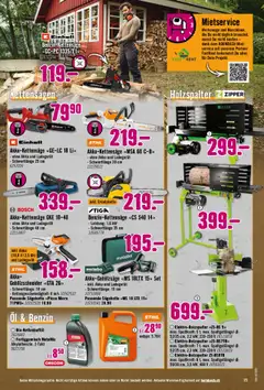 Hornbach Aktionen ab 13.10.2025 gültig | Seite: 15 | Produkte: Öl, Ladegerät, Bosch