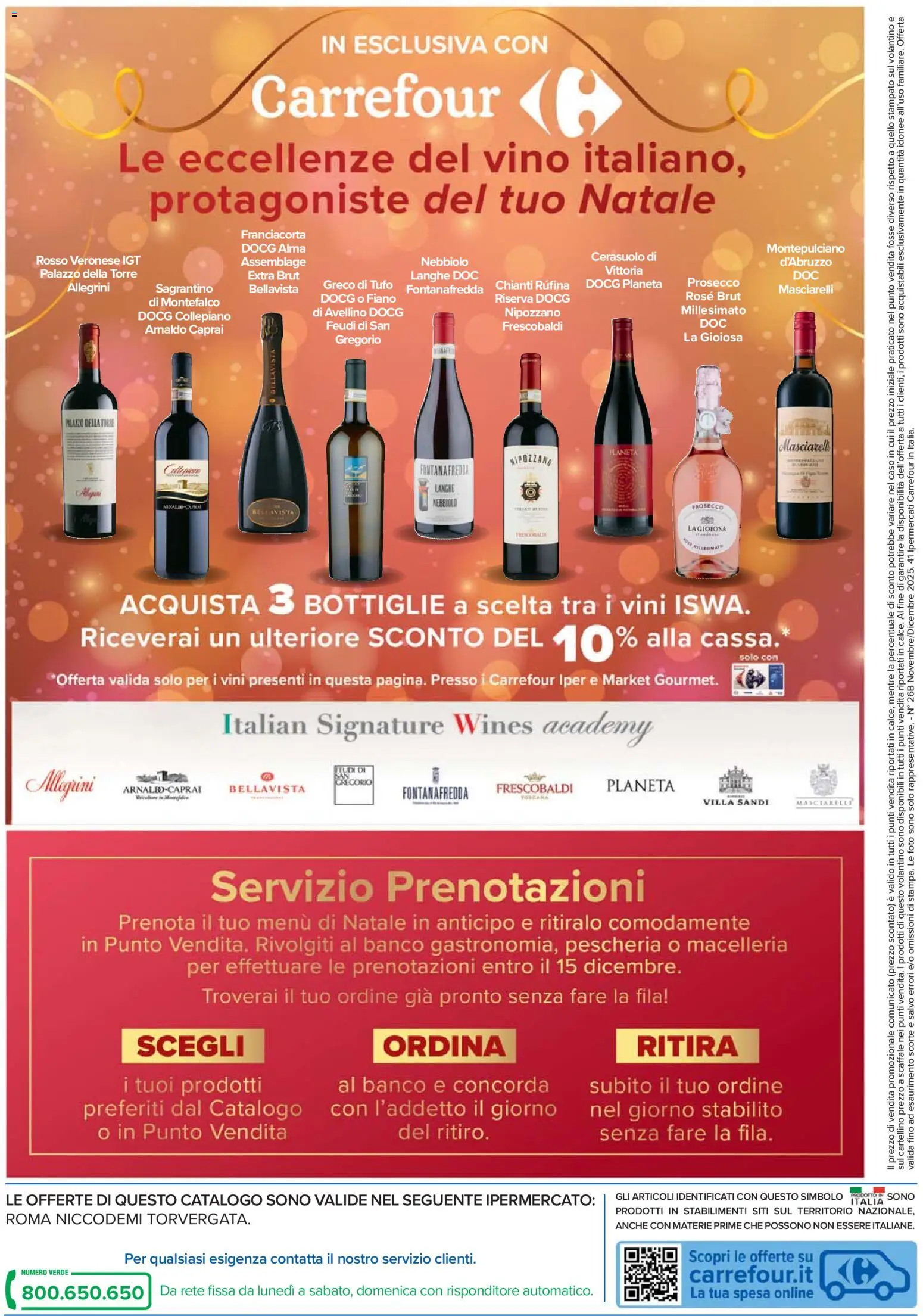 Volantino Carrefour del 27.11.2025 | Pagina: 30 | Prodotti: Prosecco, Vino, Scaffale