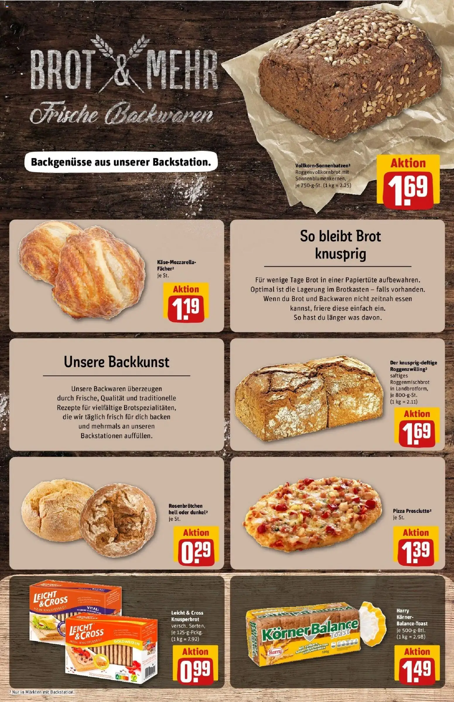 Rewe Prospekt Rheinbach	 – gültig ab 15.03.2026 | Seite: 13 | Produkte: Toast, Brot, Pizza