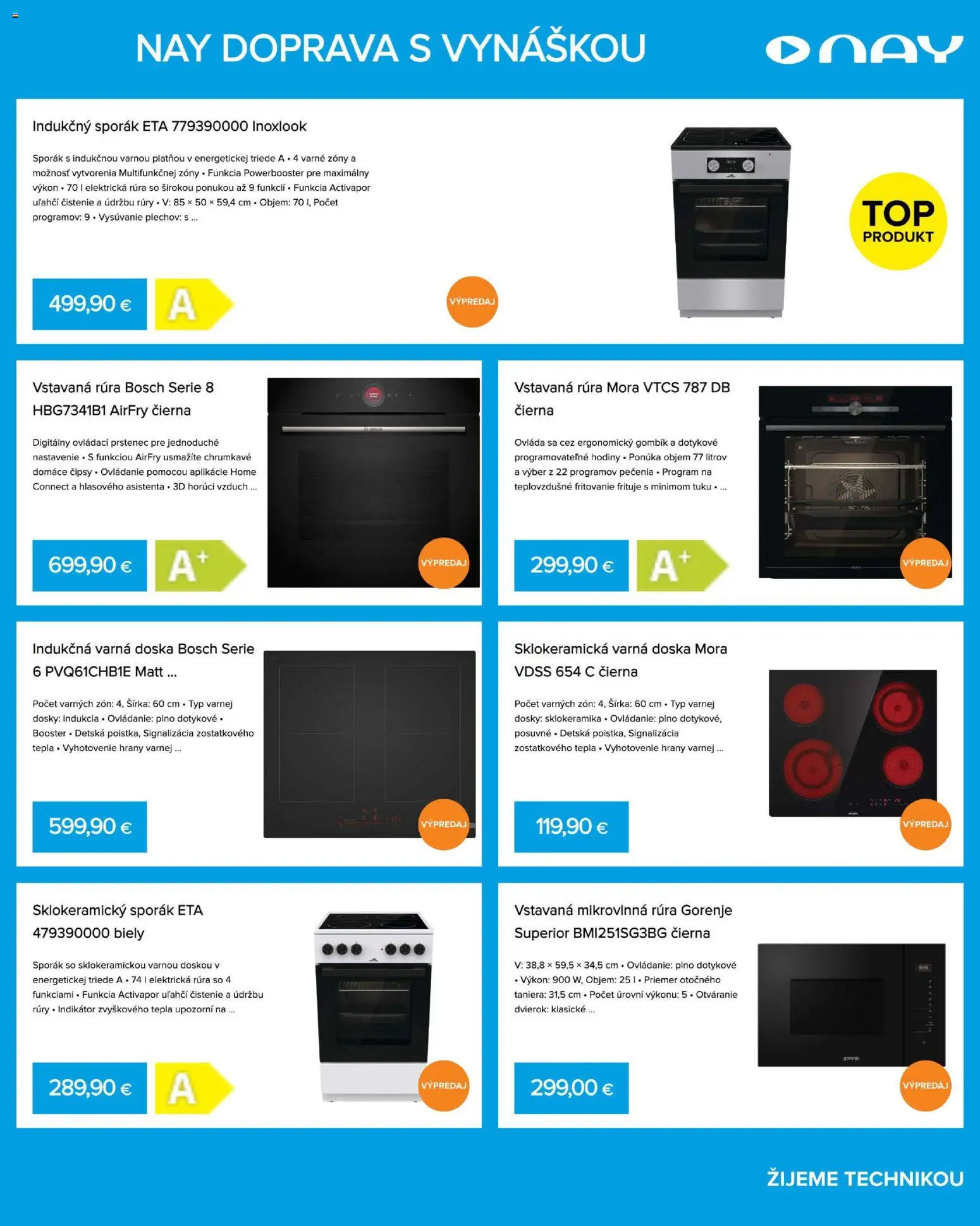 Nové NAY Elektrodom akcie – leták je platný od 12.01.2026 | Strana: 17 | Produkty: Hodiny, Indukčná varná doska, Vstavaná rúra, Varná doska