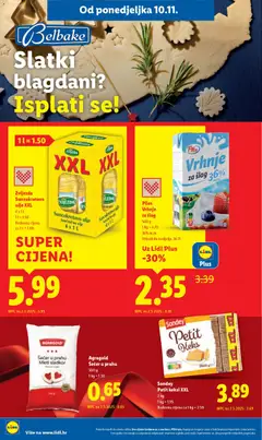 Agragold Šećer u prahu, 500 g, Mleti sladkor - Pregled kataloga iz trgovine Lidl, vrijedi od 10.11.2025 | Stranica: 12 | Proizvodi: Vrhnje za šlag, Keksi, Ulje, Šećer u prahu