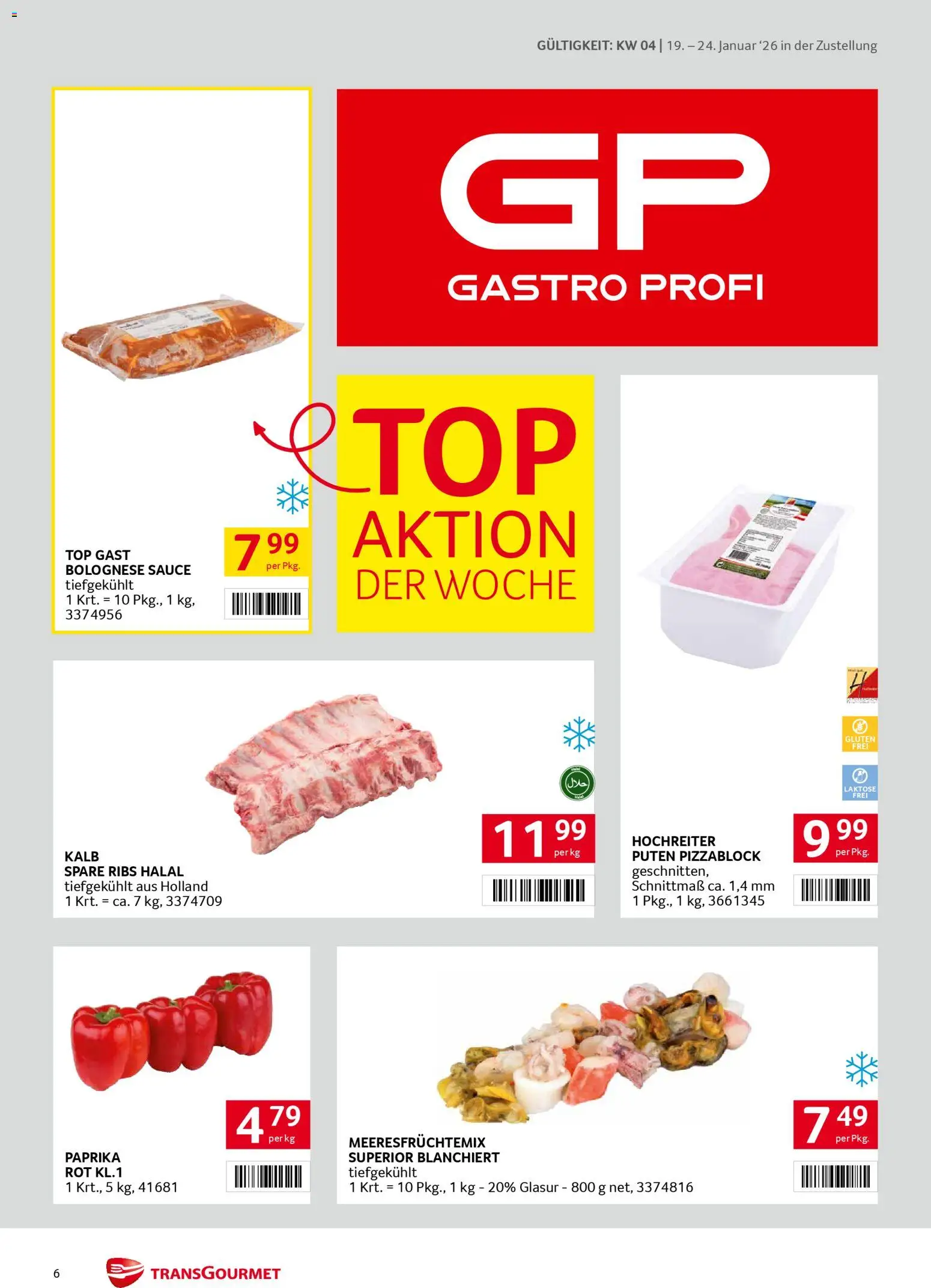 Transgourmet Zustellaktion gültig ab 19.01.2026 | Seite: 6