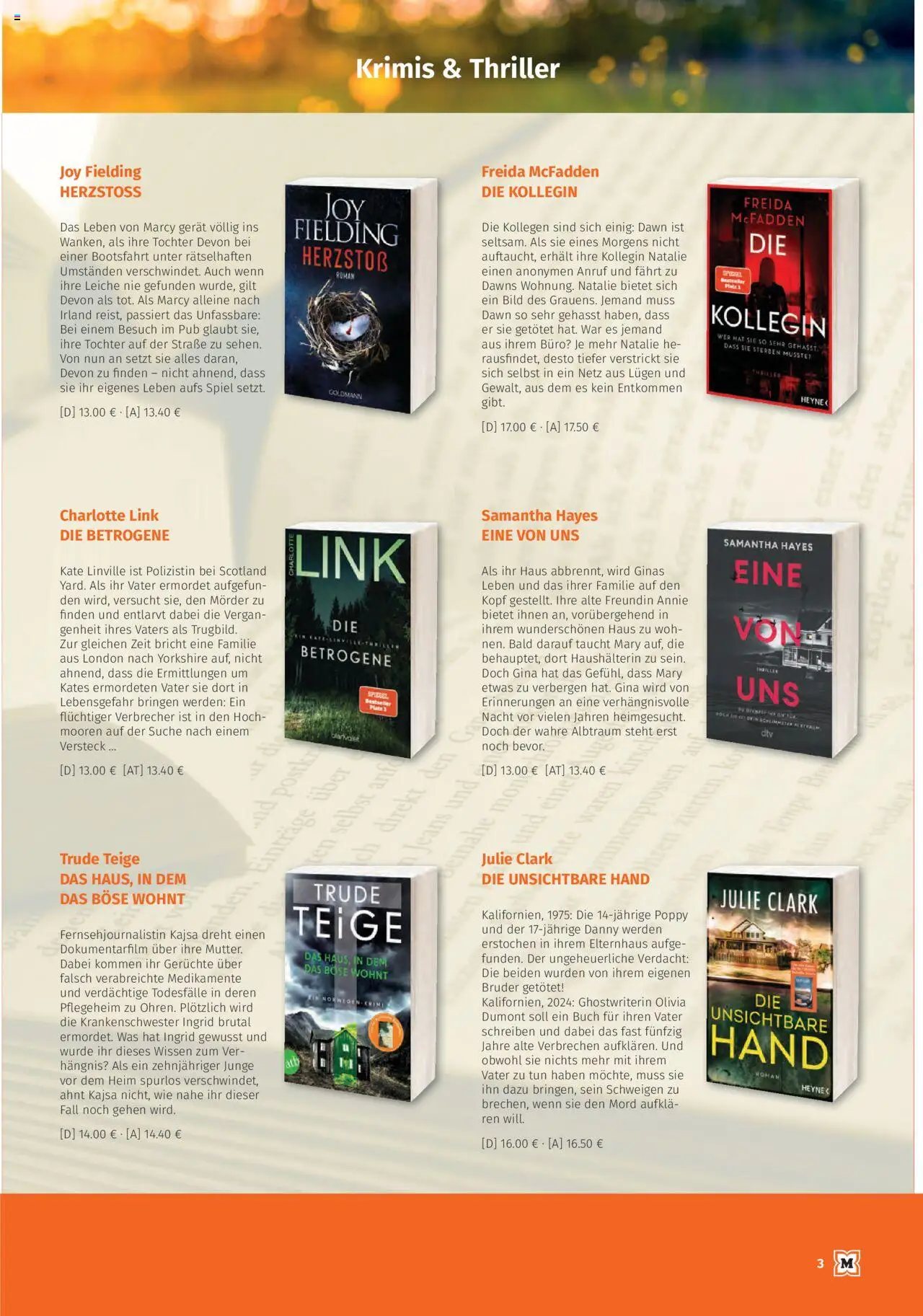 Müller Taschenbücher gültig ab 30.06.2025 | Seite: 3 | Produkte: Spiel, Spiegel