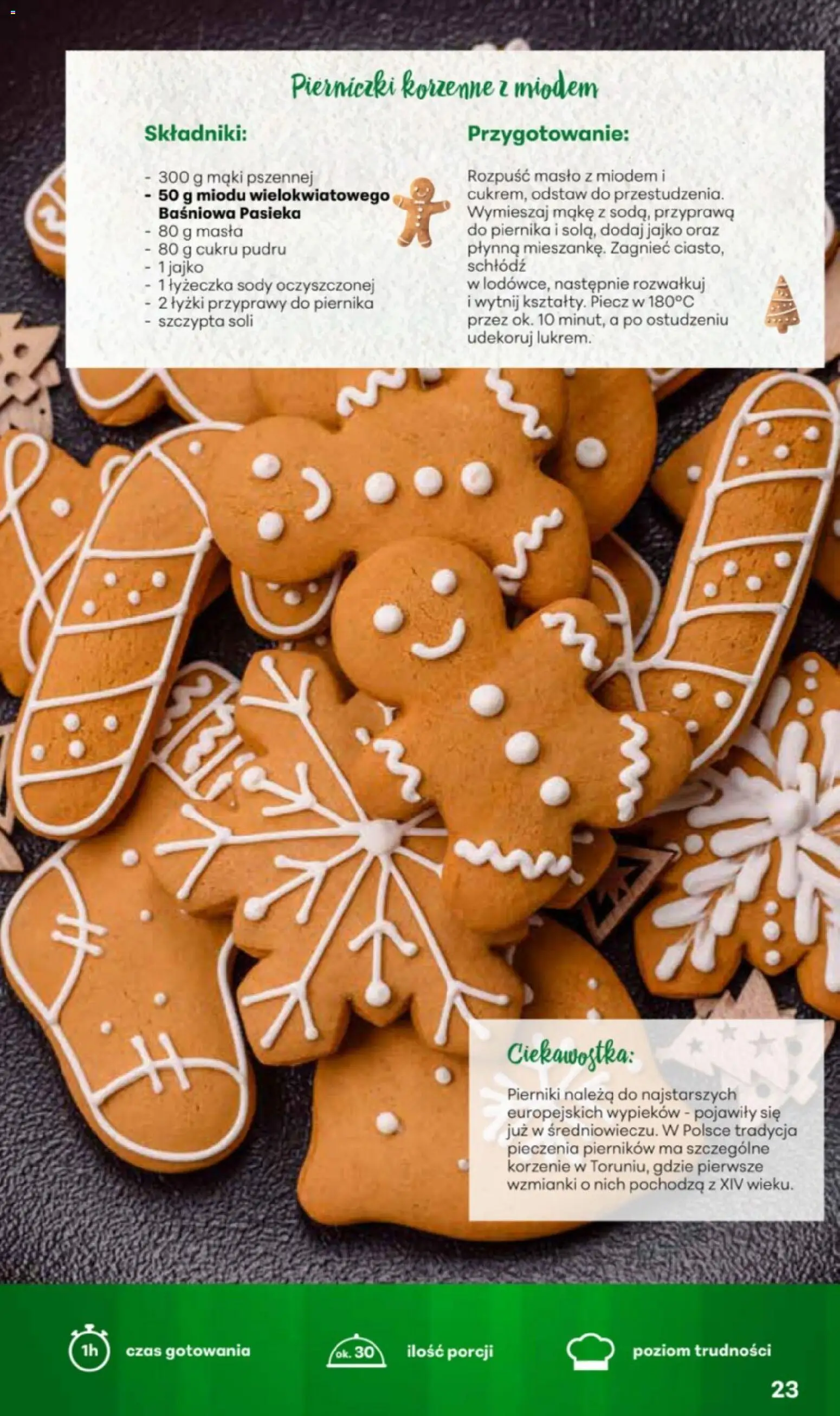 Delikatesy Centrum Gazetka - Przepisy na Bliskie Święta od 27.11.2025 | Strona: 23 | Produkty: Pierniki, Masło, Przyprawy