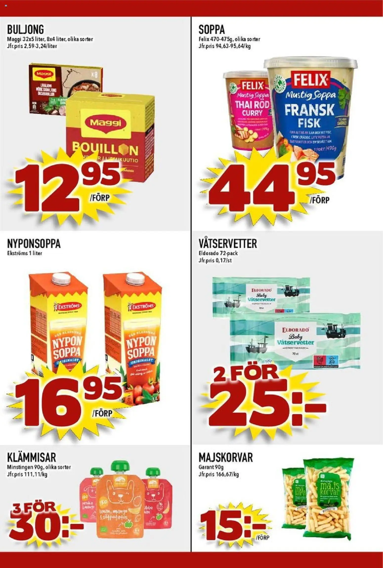Matdax reklamblad aktuell från 12.01.2026 | Sida: 22 | Produkter: Lax, Soppa