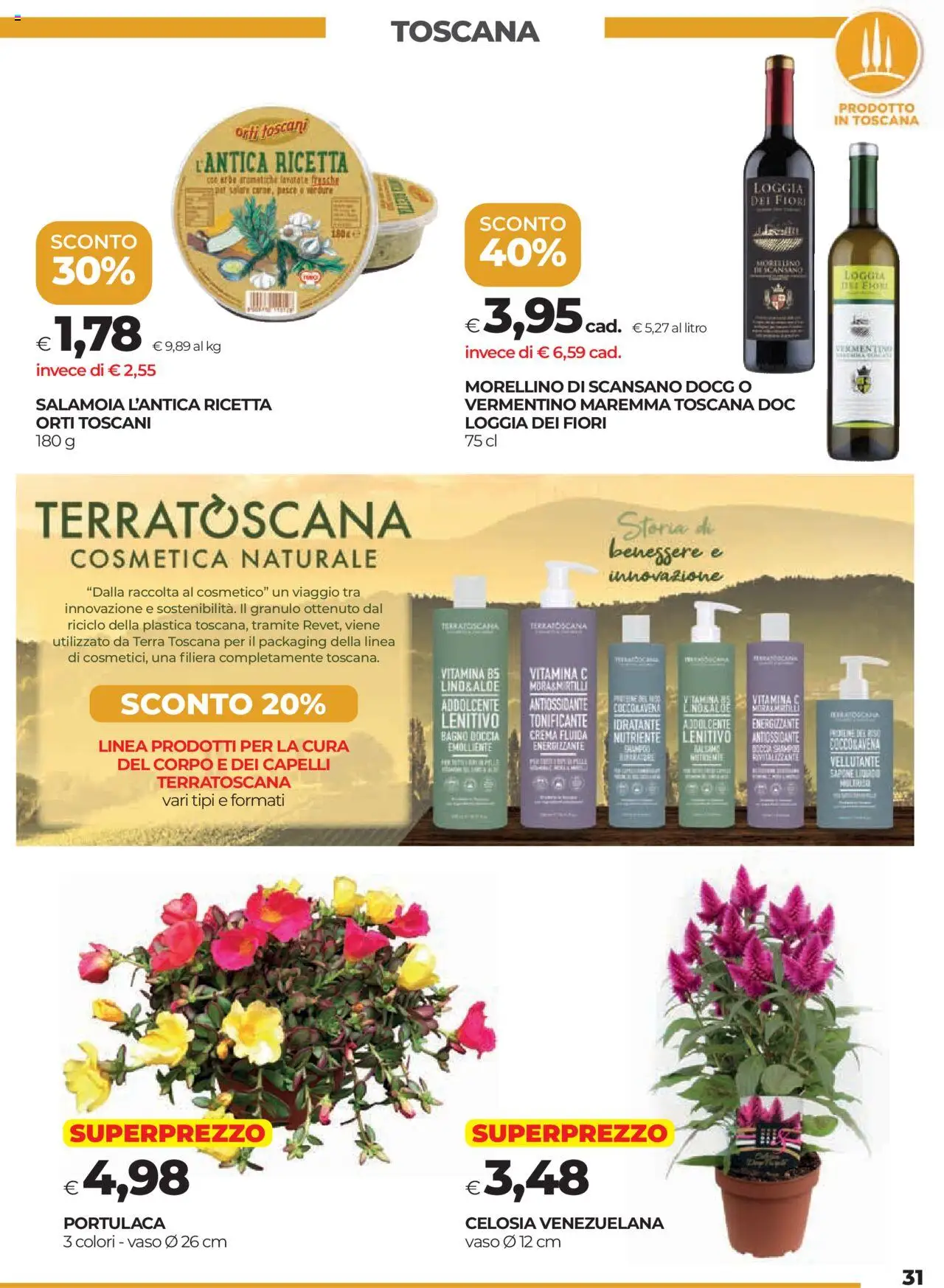 Volantino COOP del 19.06.2025 | Pagina: 31 | Prodotti: Crema, Pesce, Bagno, Doccia
