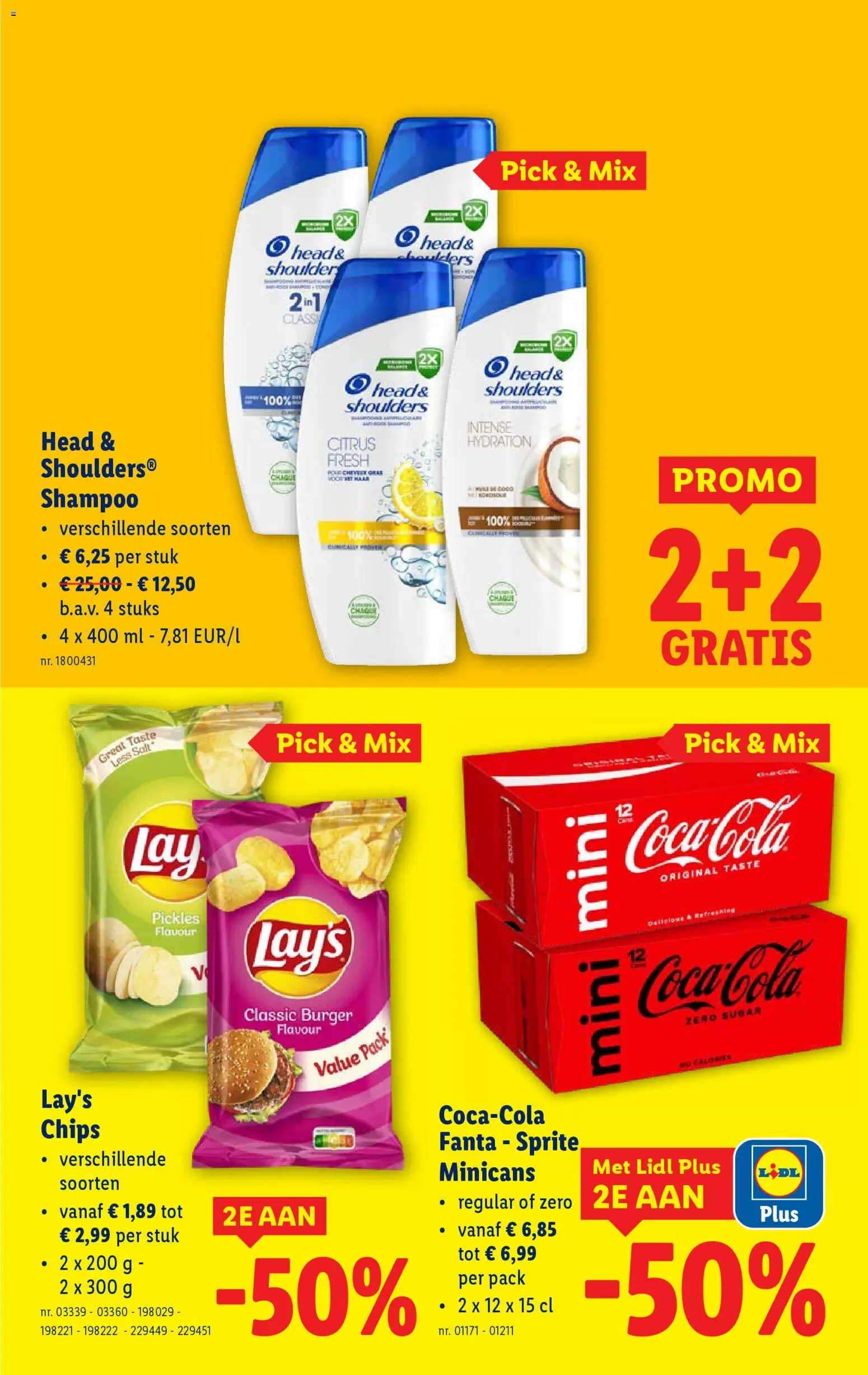 {H1} | Pagina: 21 | Producten: Fanta, Chips, Libacomb, Shampoo