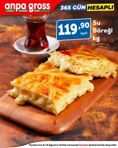 08.08.2025 tarihinden itibaren geçerli olan Anpa Gross kataloğu önizlemesi